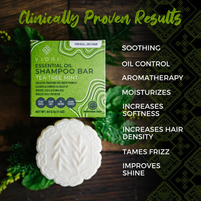 Viori Tea Tree Mint Essential Oil Shampoo Bar - North Authentic