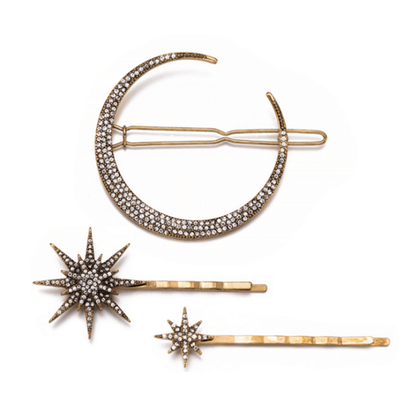 Moon & Star Hair Pin Set - North Authentic