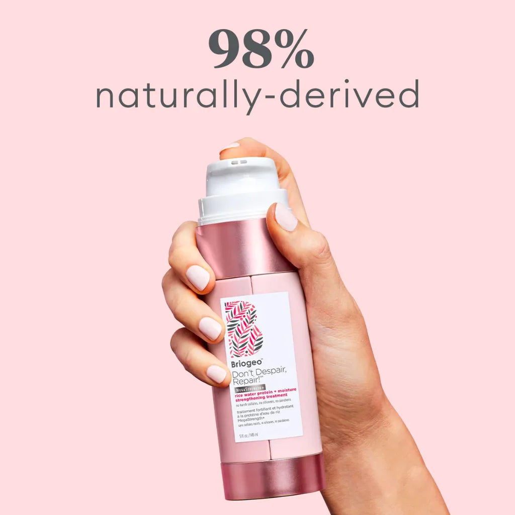 Briogeo Don’t Despair, Repair! Protein Strengthening Treatment is an intensive weekly hair treatment that is scientifically proven to double the strength of hair after one use. 9x award. ShopNorthAuthentic (5)