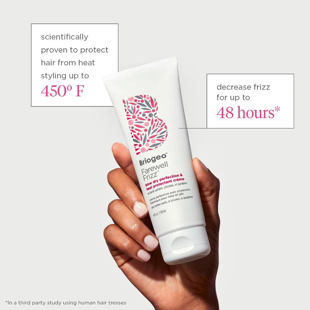 Blow Dry Perfection & Heat Protectant Crème  698 Reviews  A silicone-free heat protectant cream that minimizes frizz, smooths hair, and protects against heat up to 450°F.  shopnorthauthentic (2)