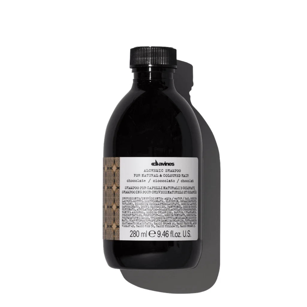 Davines Alchemic Chocolate Shampoo 280ml ShopNorthAuthentic color radiance shampoo
