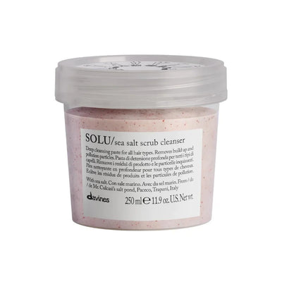 Davines Solu with Sea Salt Scrub Cleanser