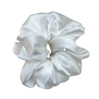 Jumbo Silk Scrunchies are made of sustainable 100% mulberry silk that is known to be one of the softest natural silks available. (2)
