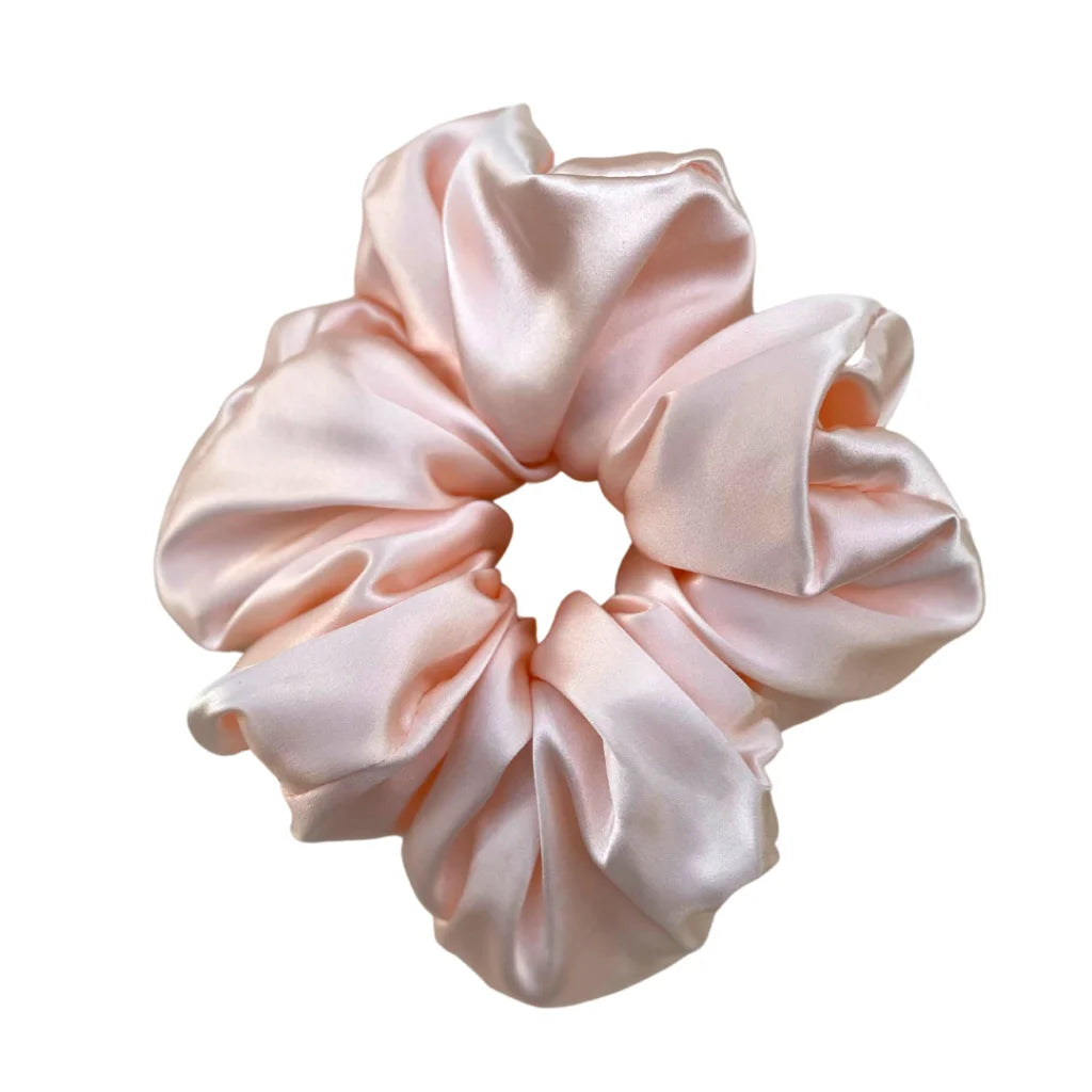 Jumbo Silk Scrunchies are made of sustainable 100% mulberry silk that is known to be one of the softest natural silks available. (4)