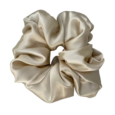 Jumbo Silk Scrunchies are made of sustainable 100% mulberry silk that is known to be one of the softest natural silks available. (5)