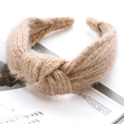 Knit headband, knotted headband, wool headband by ShopNorthAuthentic (6)