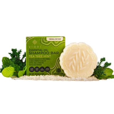 Viori Tea Tree Mint Essential Oil Shampoo Bar