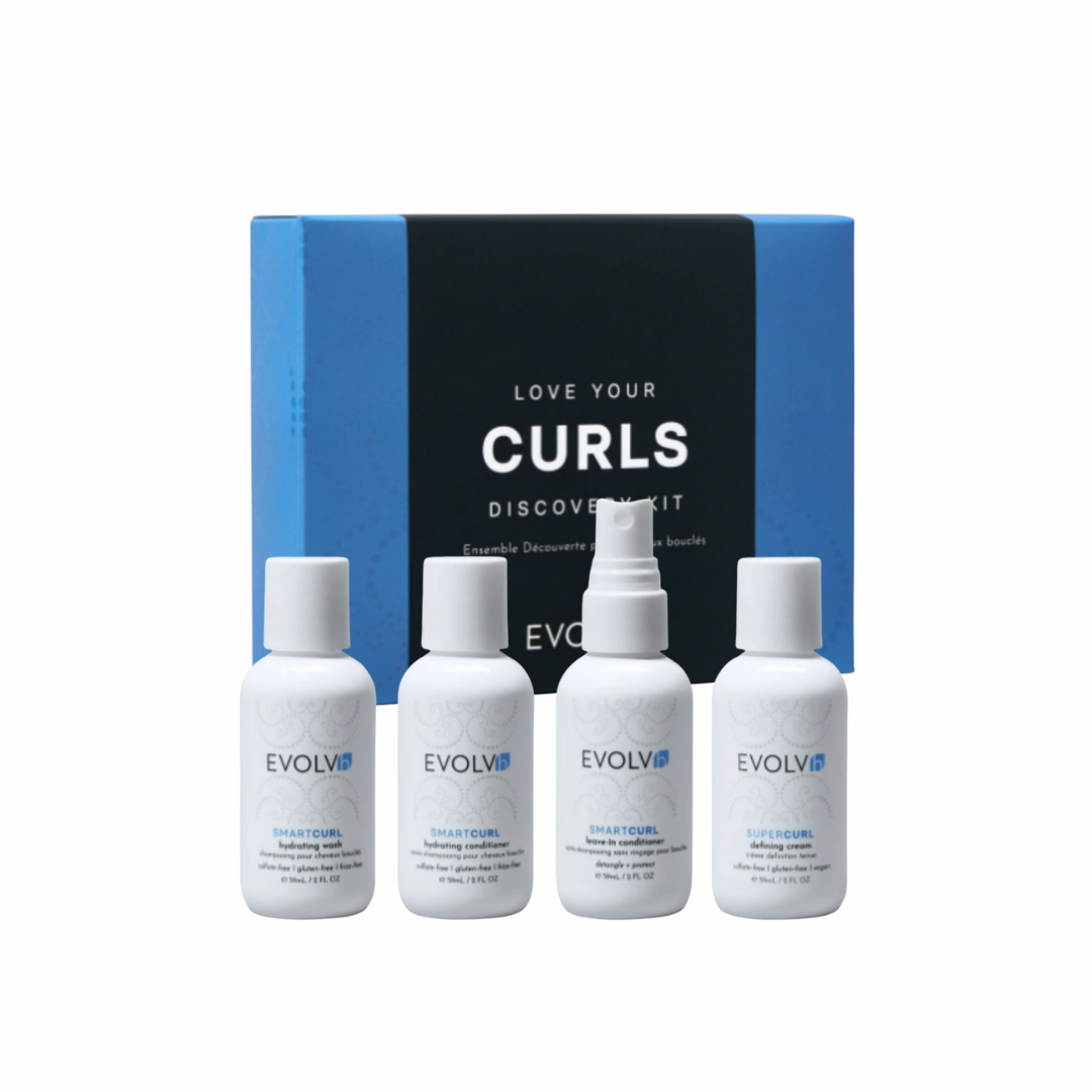 Evolvh Free Gift with Purchase - Curls Discovery Kit  ShopNorthAuthentic curly hair care set