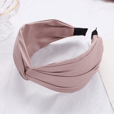  Retro Faux Leather Headband (Rose) - ShopNorthAuthentic